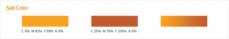 Sub Color C 0% M 42% Y 98% K 0%  C 25% M 79% Y 100% K 0%